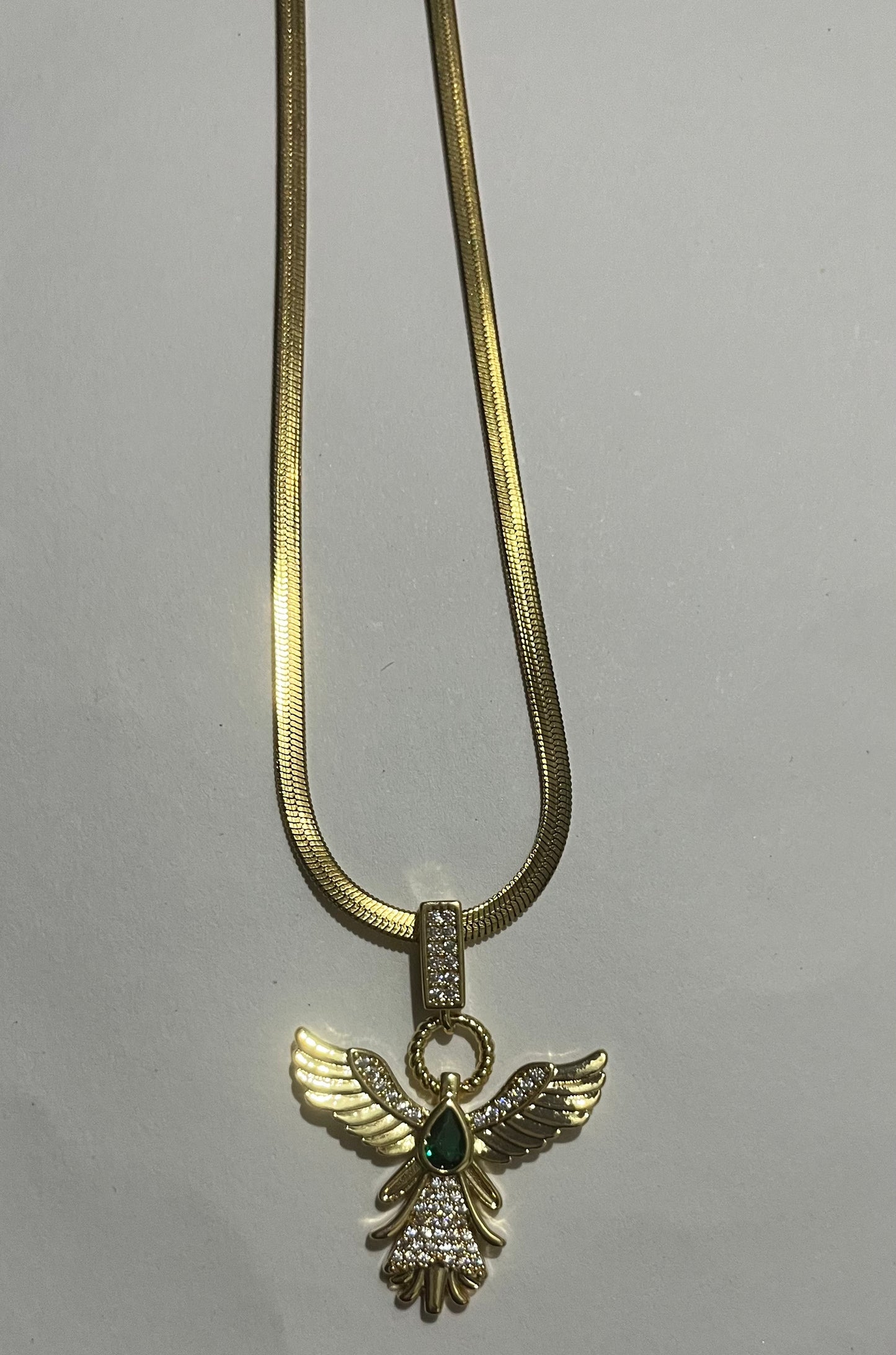 Guardian Angel Pendant Necklace – Timeless Elegance & Strength