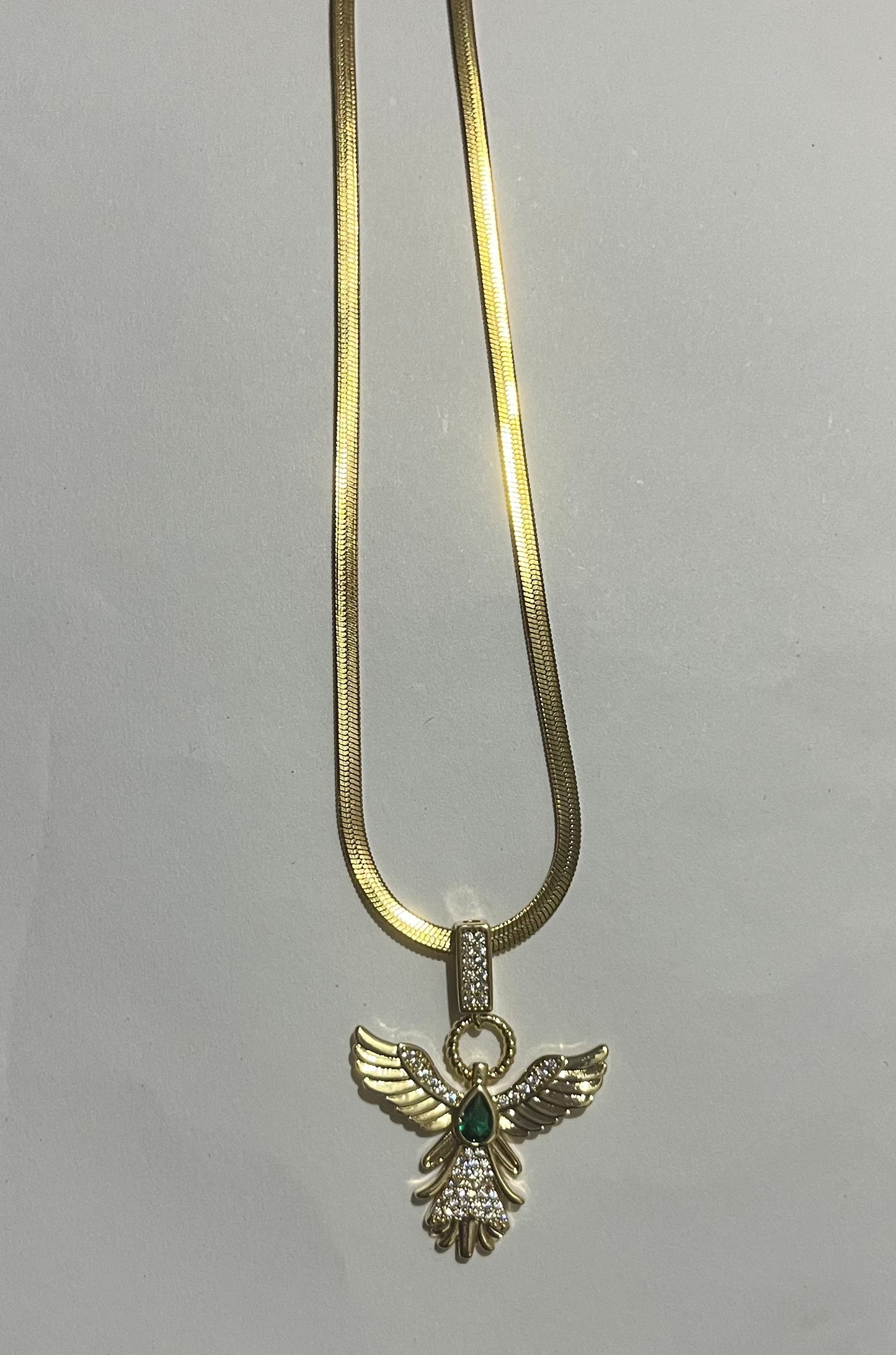 Guardian Angel Pendant Necklace – Timeless Elegance & Strength