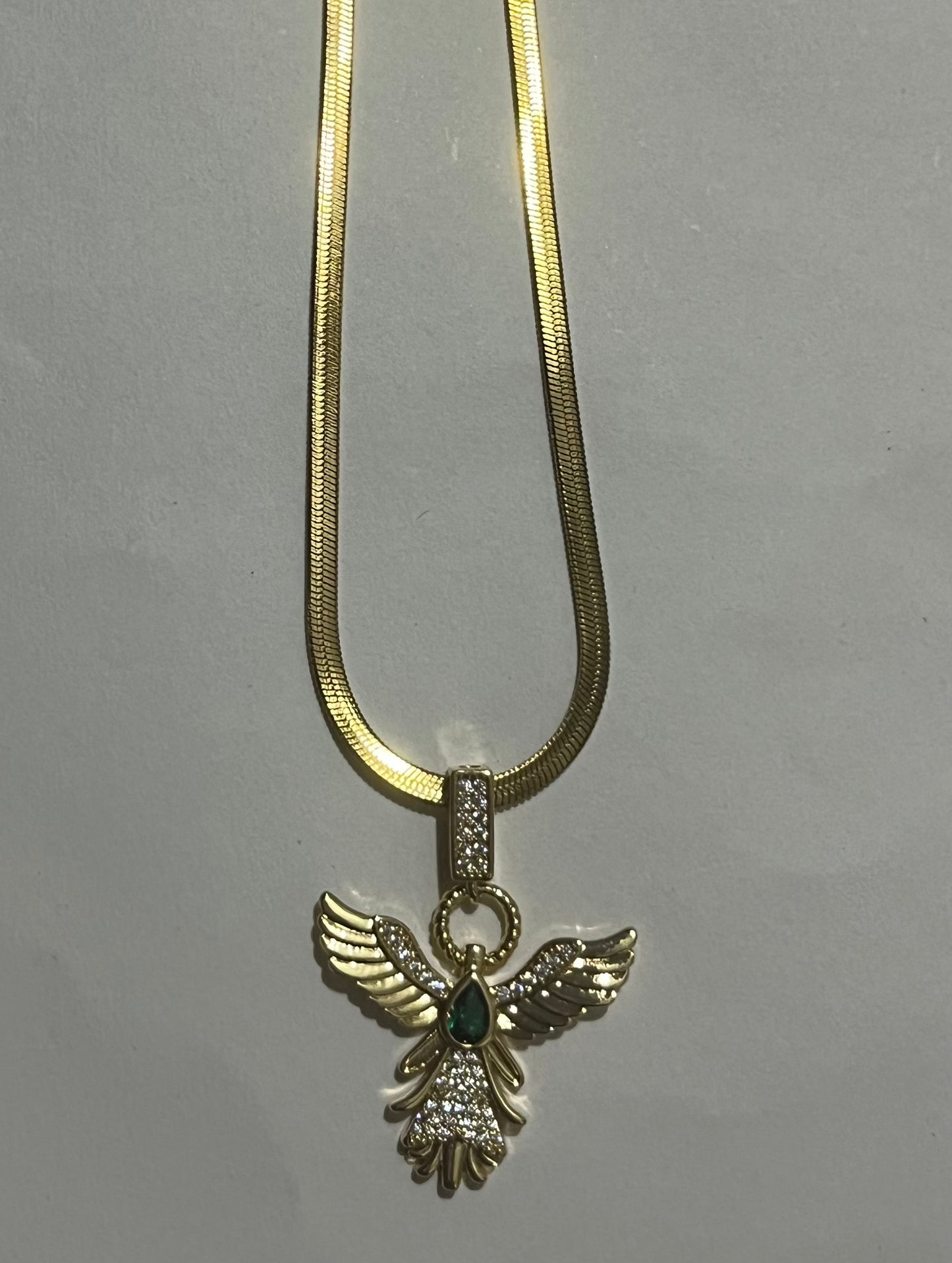 Guardian Angel Pendant Necklace – Timeless Elegance & Strength