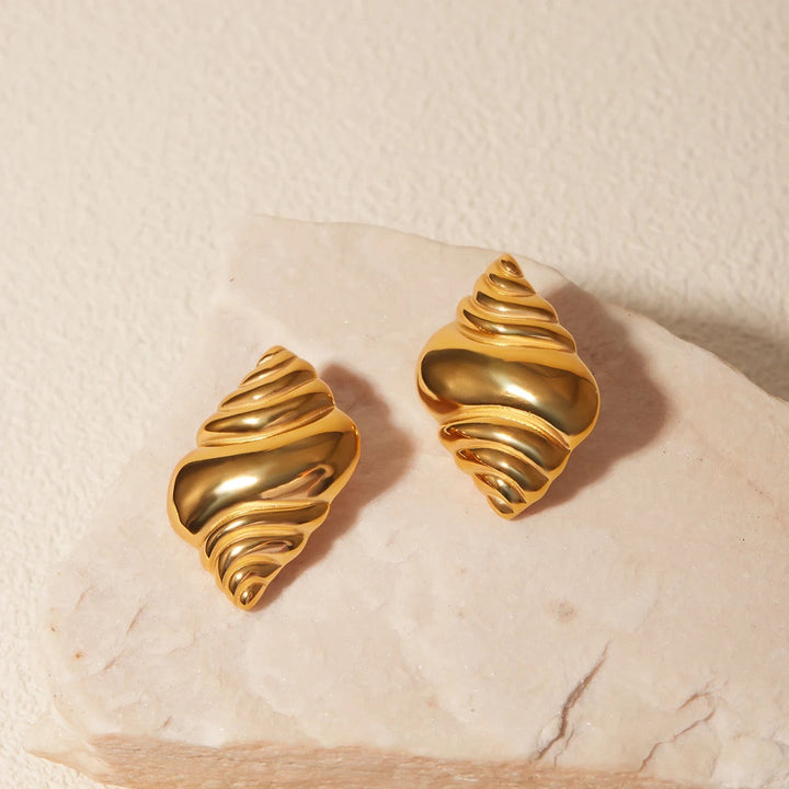 Seashell Studs