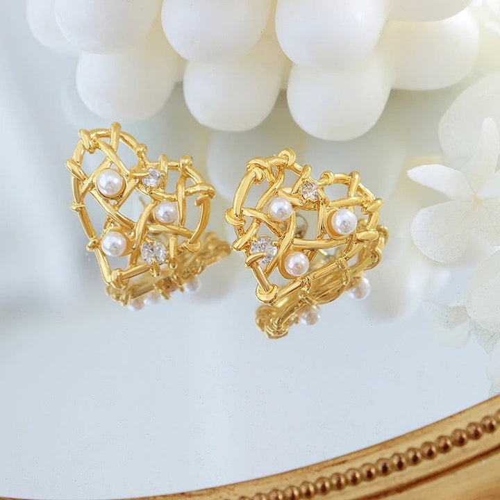 Twinkling Heart Earrings