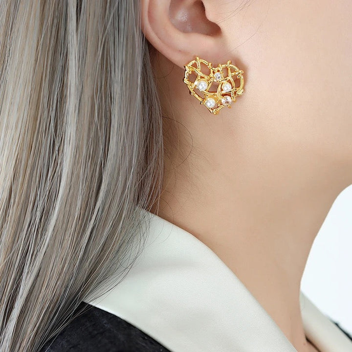 Twinkling Heart Earrings