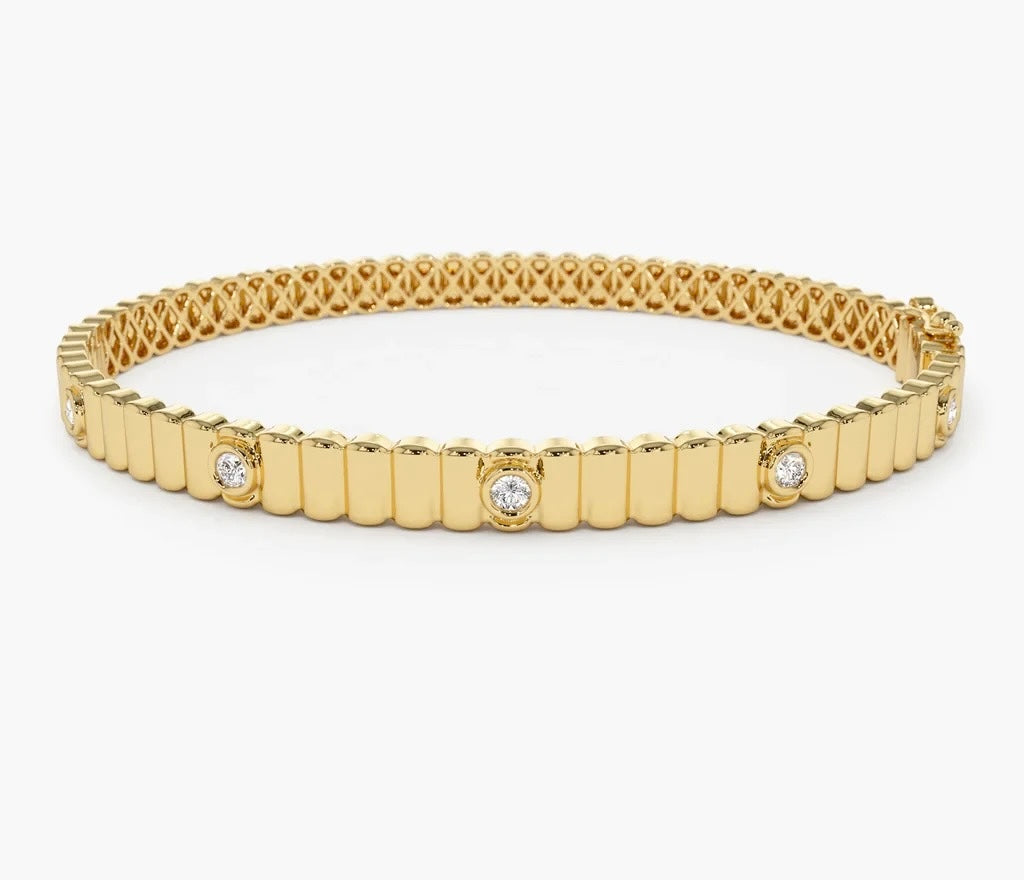 Ribbed Rhapsody Bracelet