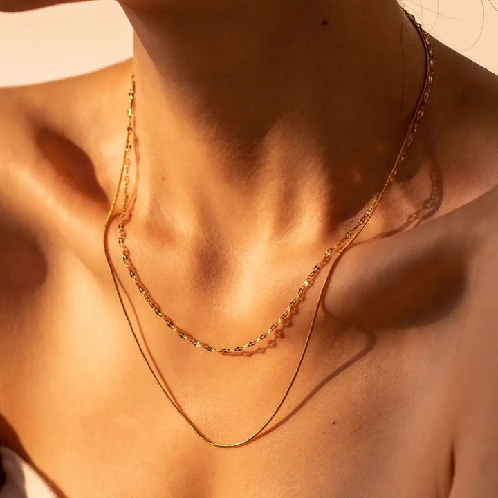 Dainty Double Layered Chain