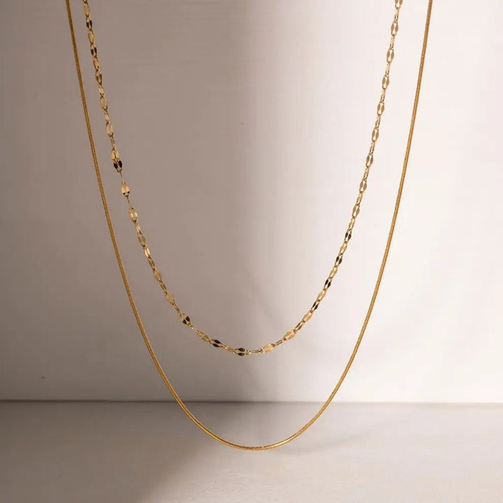 Dainty Double Layered Chain