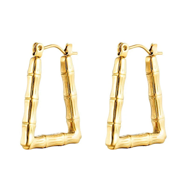Bamboo Shaped Earrings
