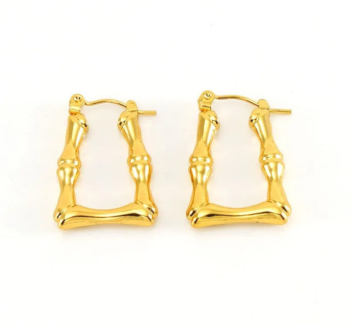 Bamboo Shaped Earrings