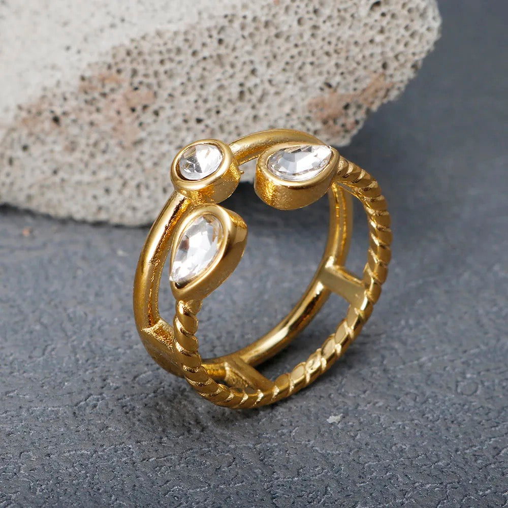 Golden Glow Ring