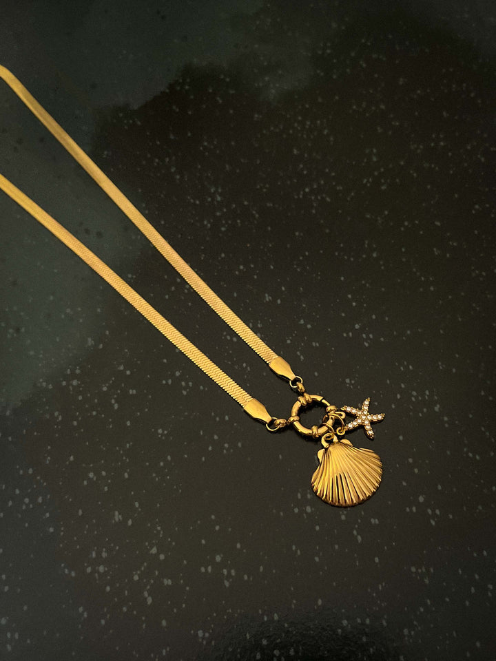 Starfish & Seashell Snakechain Set