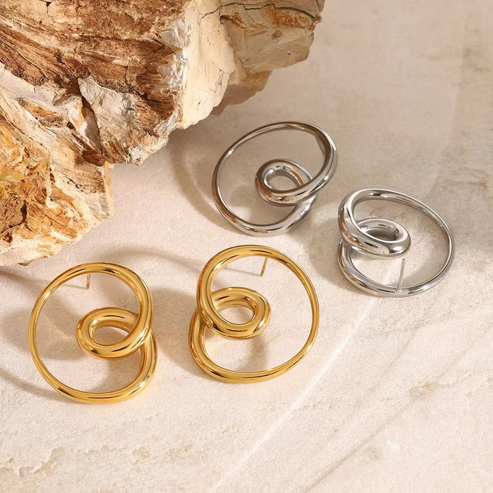 Classic Spiral Hoop Earrings